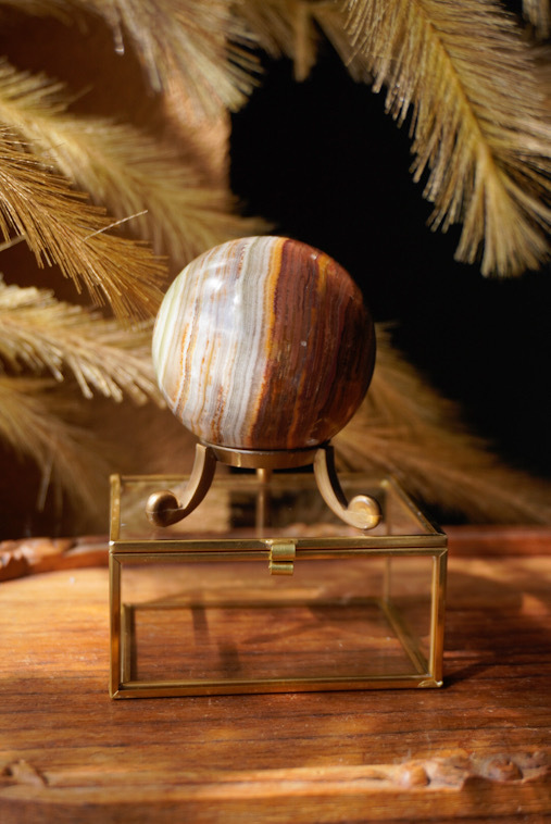 Groene Aragoniet bol