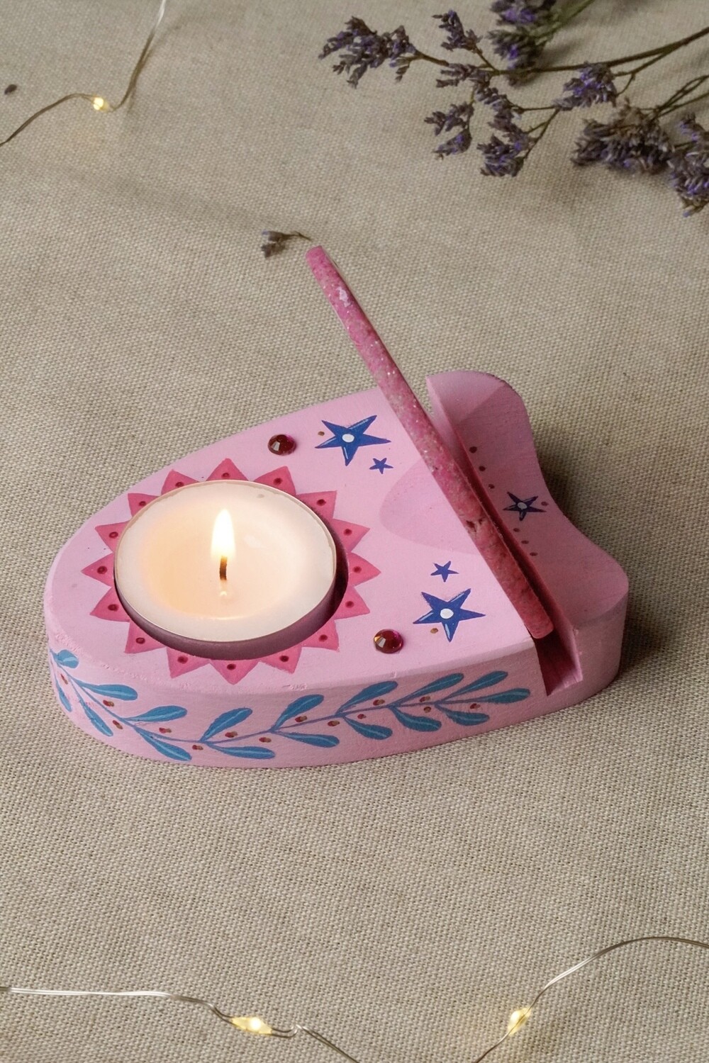 Pink Love Agaatlichtje
