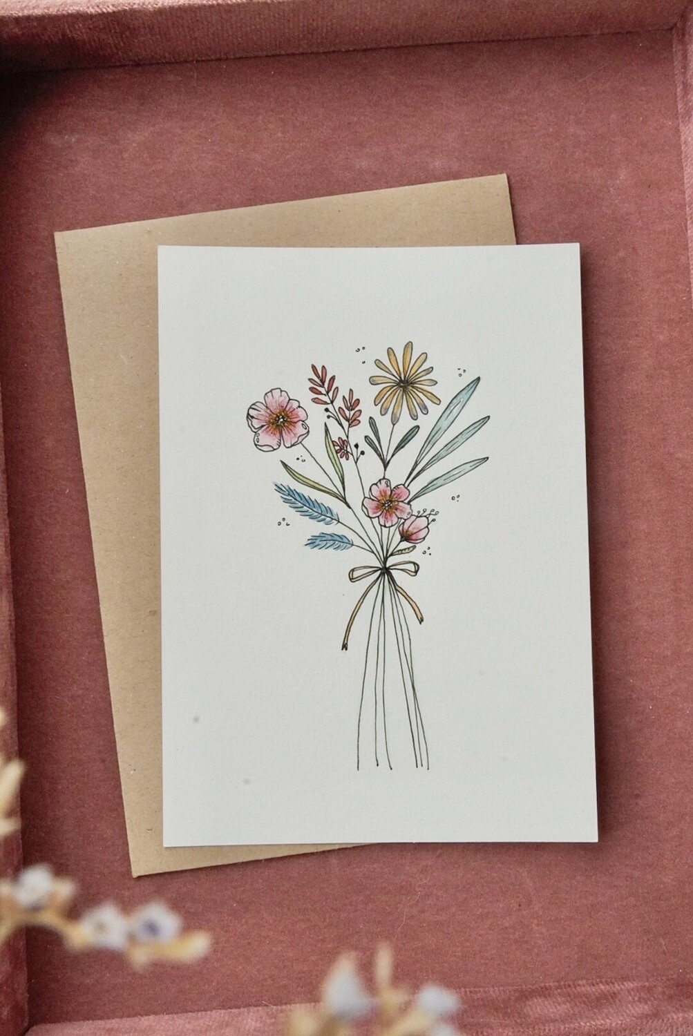 Postkaart Bouquet