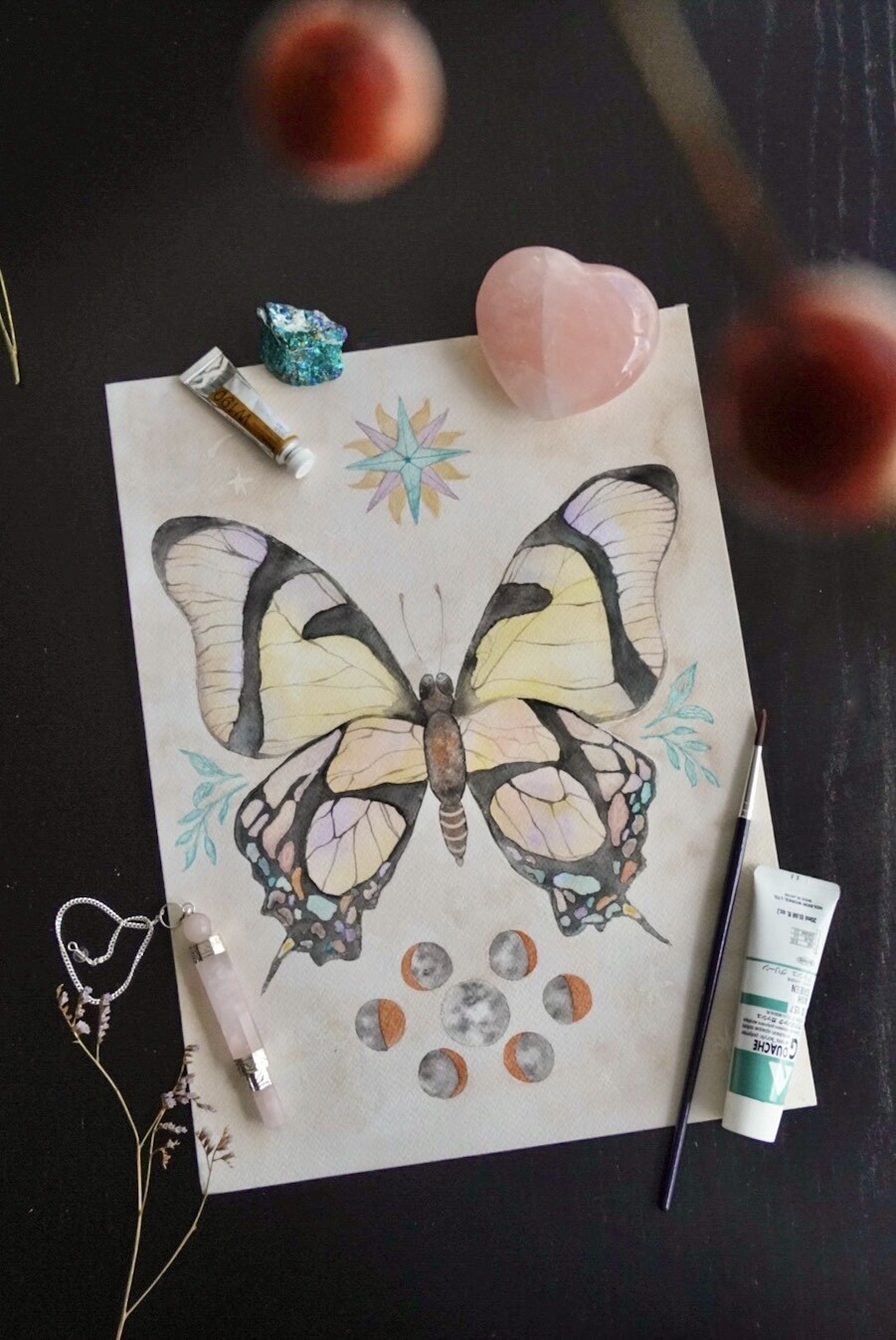 Butterfly Aquarel A4