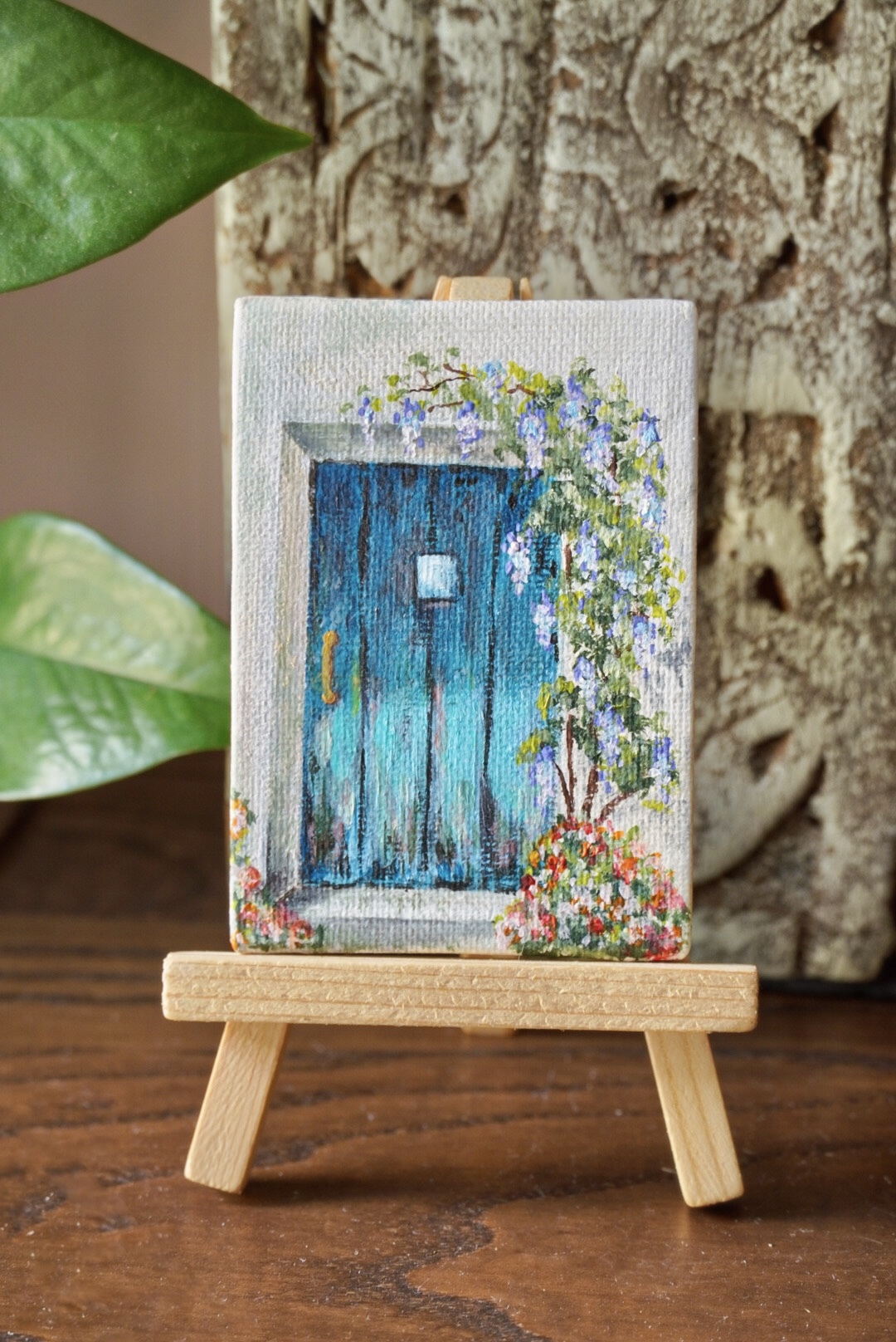 Wooden Door - Mini Canvas