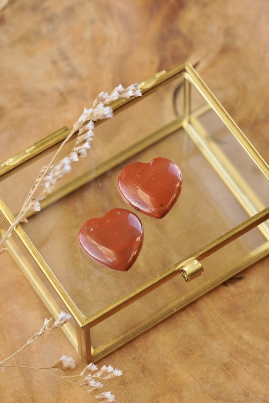 Mini Hartje - Rode Jaspis