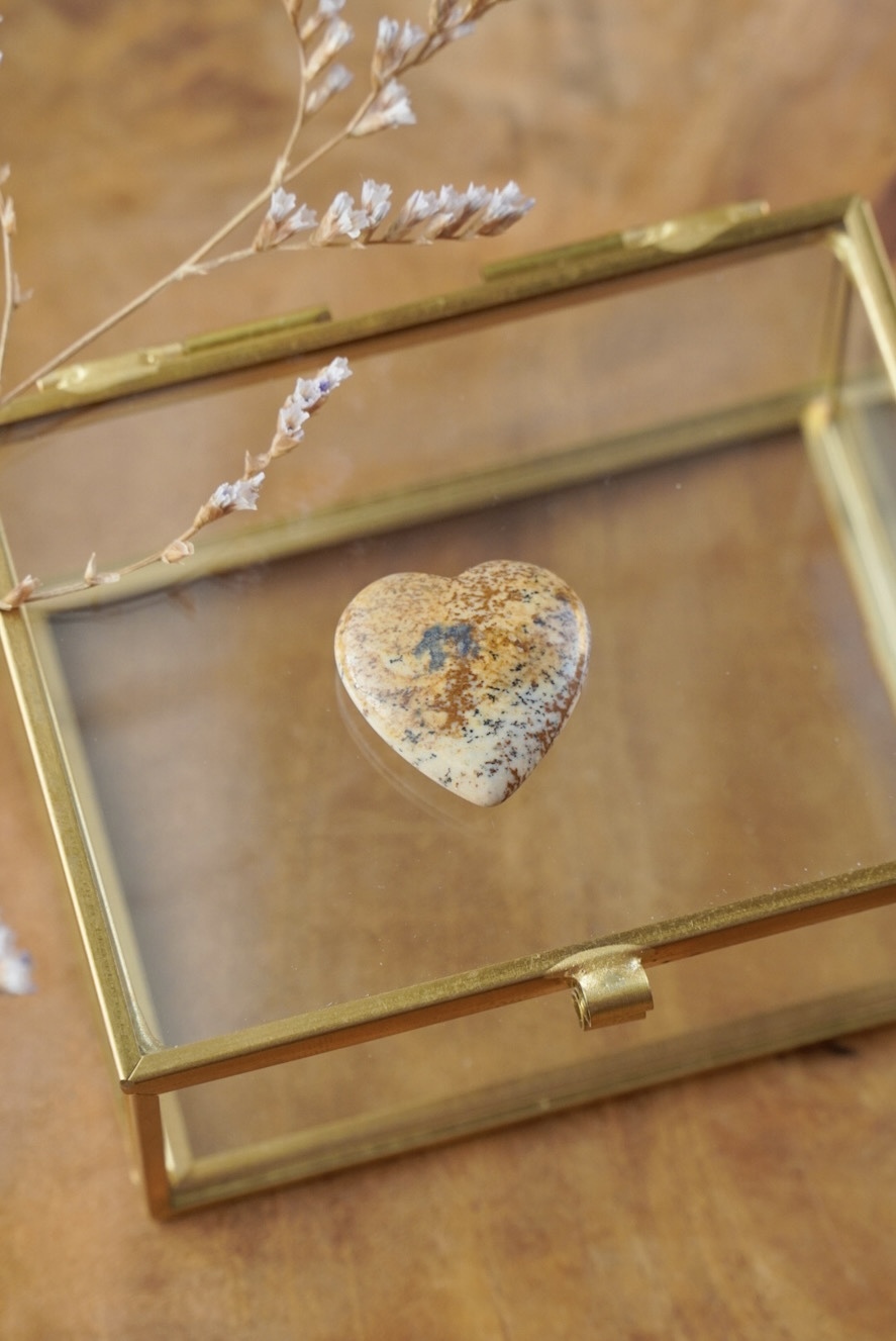 Mini Hartje - Landschap Jaspis