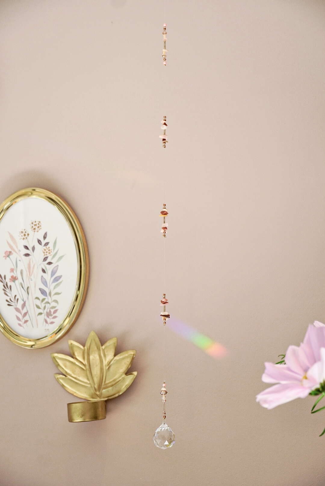 Zonnevanger Roze Opaal en Goudstroom