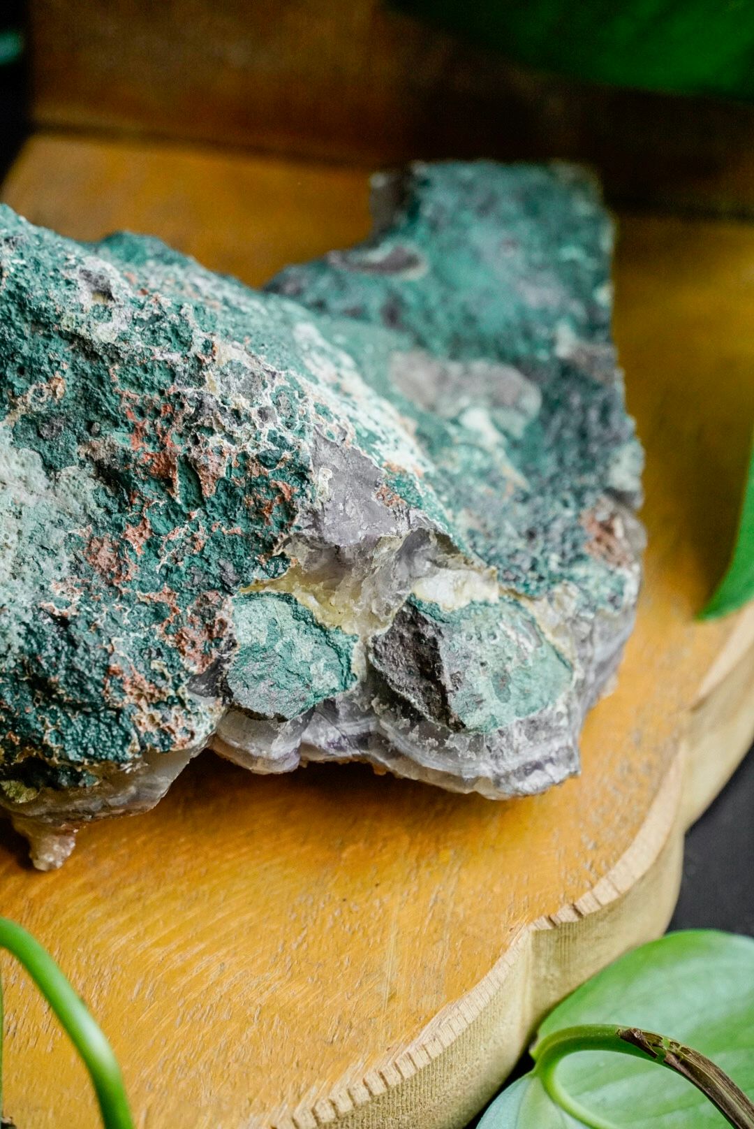 Amethist cluster kleurloos