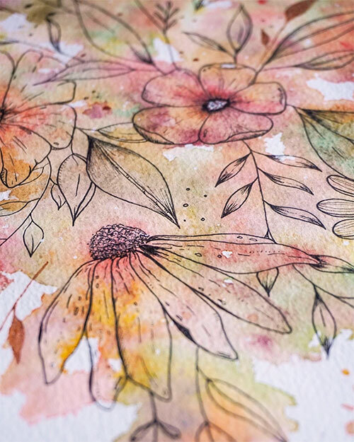 Wildflower Art A3