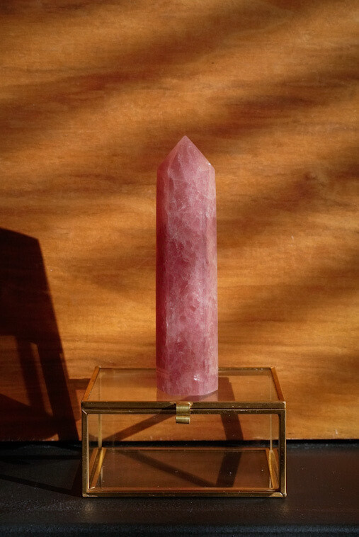 Aardbeikwarts punt