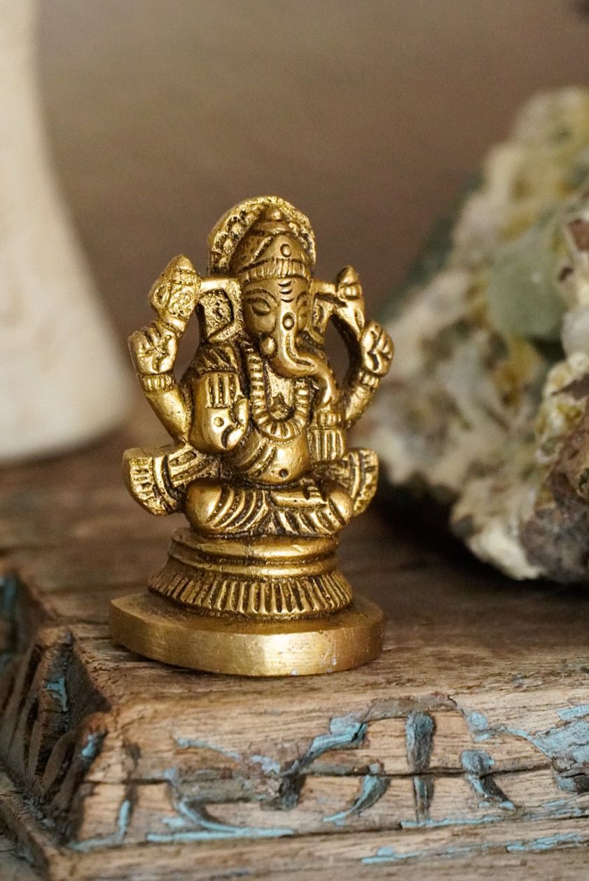 Messing Ganesha beeldje