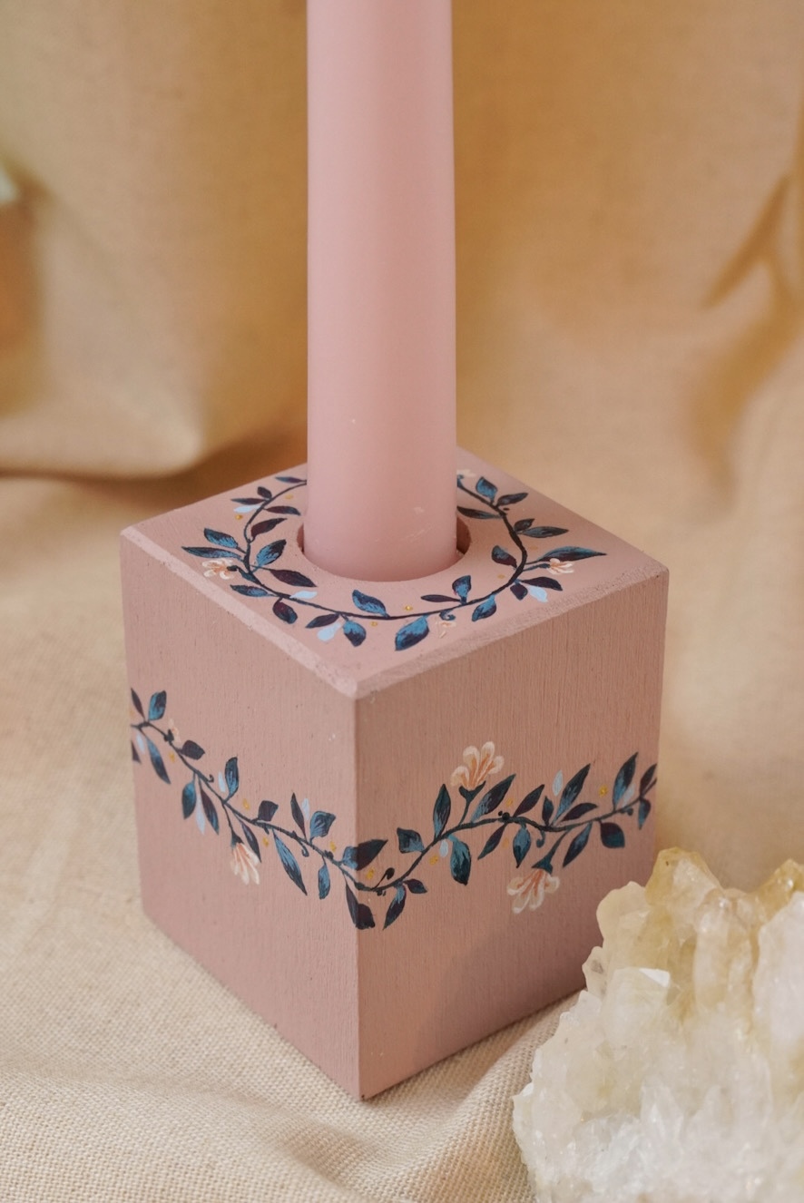 Kandelaar Old Pink