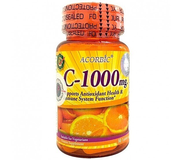 Acorbic Vitamin C 1000mg 30s