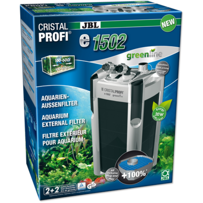 JBL CristalProfi e1502 greenline + Filterboost (ottimizzatore filtro)