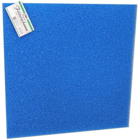 JBL Schiuma filtrante blu - Pori grossi 50x50x5cm