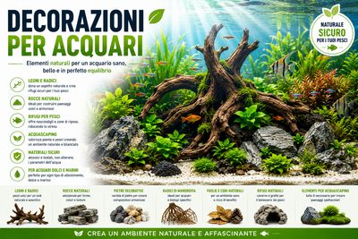 DECORAZIONI PER ACQUARI