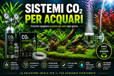 Sistemi CO₂ per Acquari