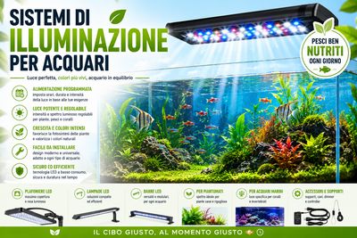 Sistemi di Illuminazione per Acquari