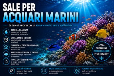Sale per acquari marini