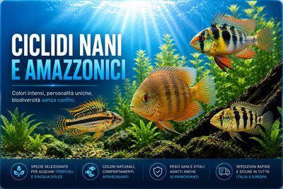 Ciclidi nani e amazzonici