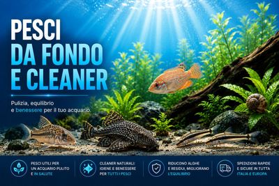 Pesci da fondo e cleaner