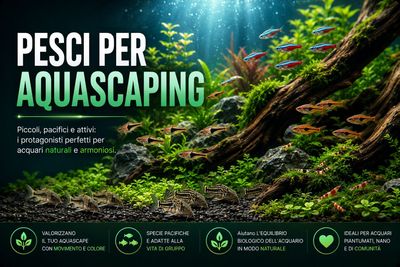 Pesci per aquascaping