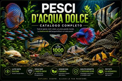 Pesci di acqua dolce catalogo completo