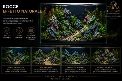 Rocce effetto naturali