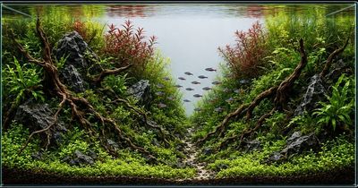 Idee Layout per Acquari per aquascaping
