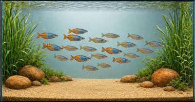Idee Layout per Acquari per raimbow fish