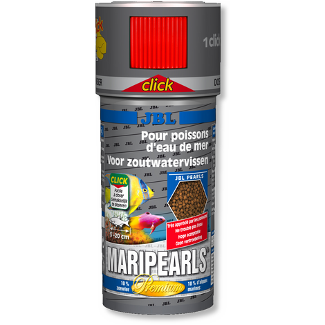 JBL MARI-PEARLS CLICK 250 ml - (Perle per Pesci marini) JBL MARI-PEARLS CLICK 250 ml - (Perle per Pesci marini)