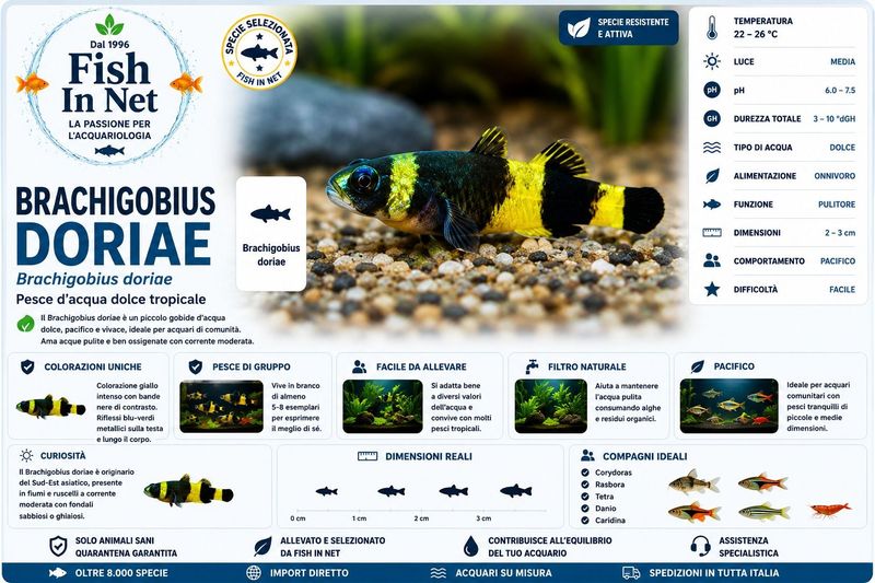 BRACHIGOBIUS DORIAE - pesce ape