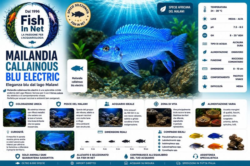 MAILANDIA CALLAINOUS BLU ELECTRIC