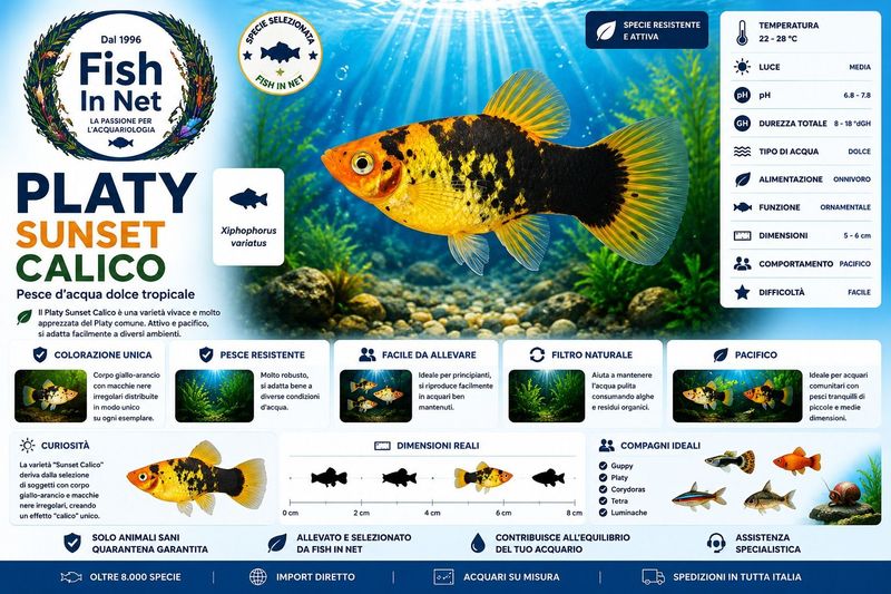 PLATY SUNSET CALICO