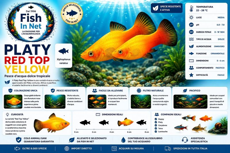 PLATY RED TOP YELLOW