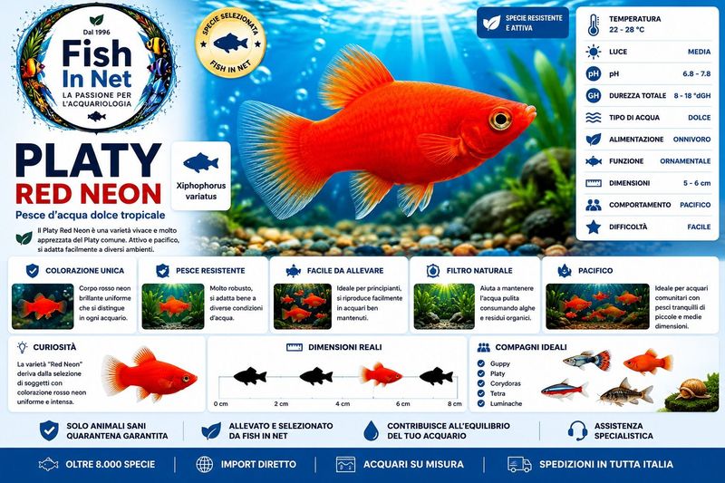 PLATY RED NEON