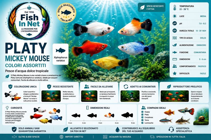 PLATY MICKEY MOUSE COLORI ASSORTITI