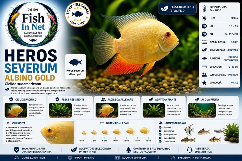 HEROS SEVERUM ALBINO GOLD 5/6 CM.