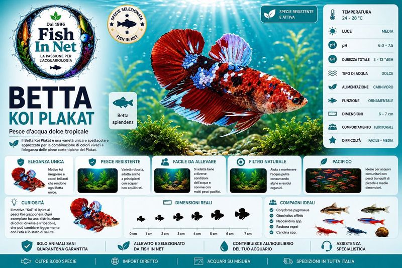 BETTA MASCHIO KOI PLAKAT