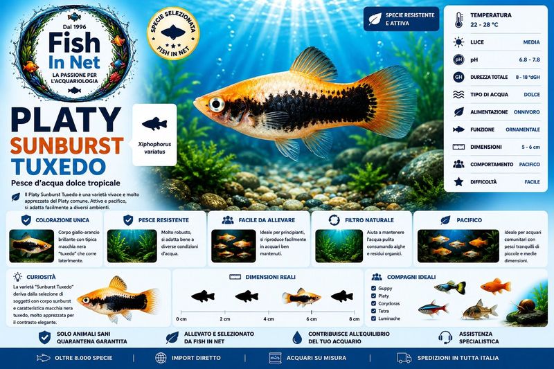 PLATY SUNBURST TUXEDO