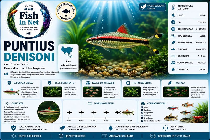 PUNTIUS DENISONI 7/8 cm PUNTIUS DENISONI 7/8 cm