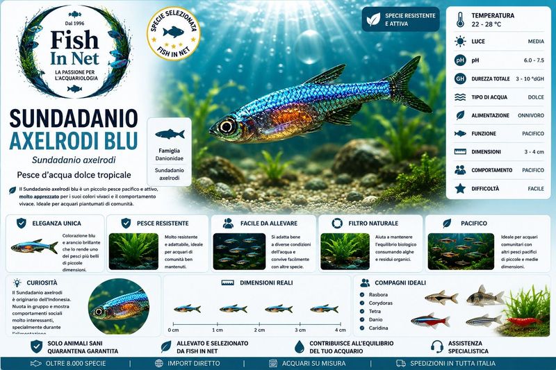 SUNDADANIO AXELRODI BLU SM