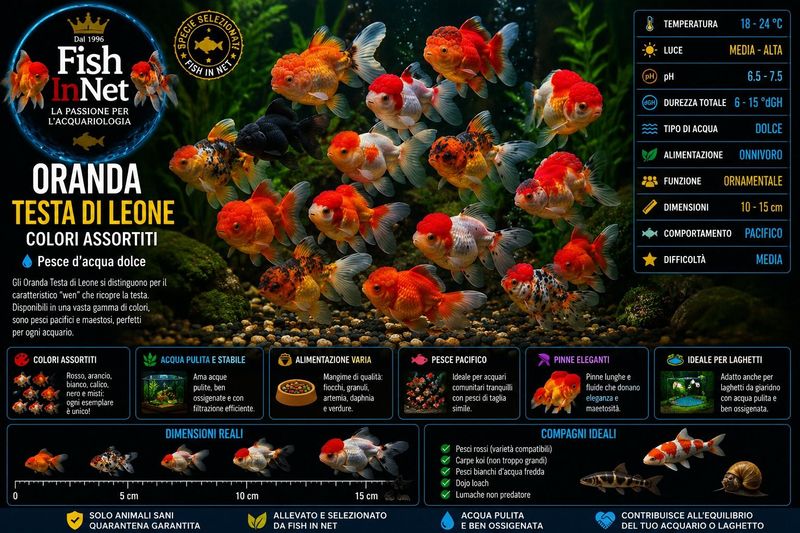 TESTA DI LEONE COLORAZIONE ASSORTITE 10-12-CM PREMIUM QUALITY