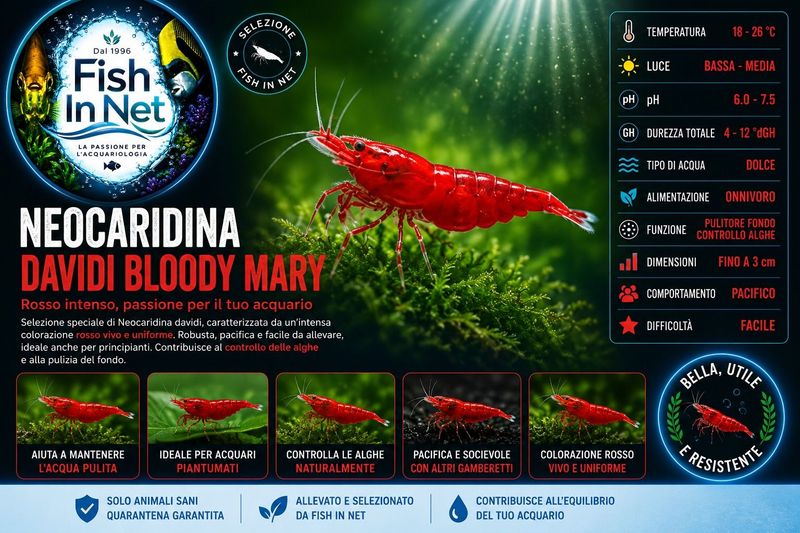 NEOCARIDINA DAVIDI BLOODY MARY NEOCARIDINA DAVIDI BLOODY MARY