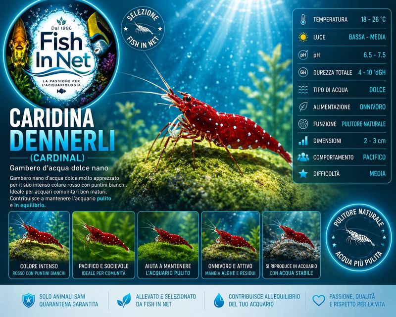 CARIDINA DENNERLI (CARDINAL) CARIDINA DENNERLI (CARDINAL)