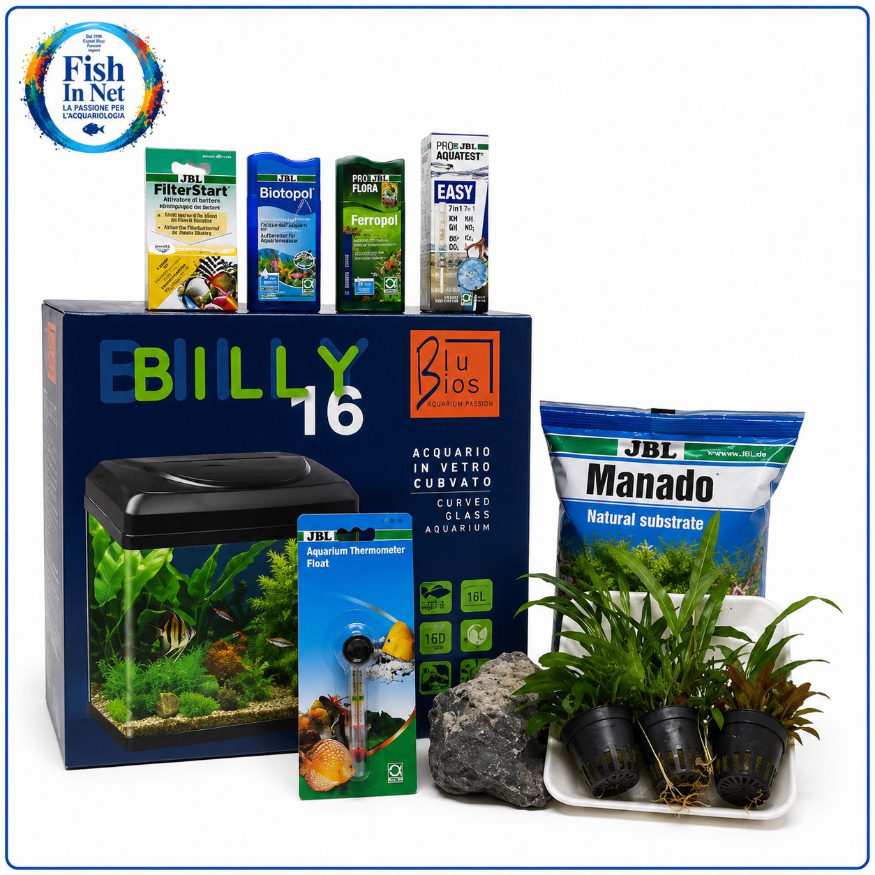 KIT ACQUARIO BILLY + CODICE SCONTO KIT ACQUARIO BILLY + CODICE SCONTO