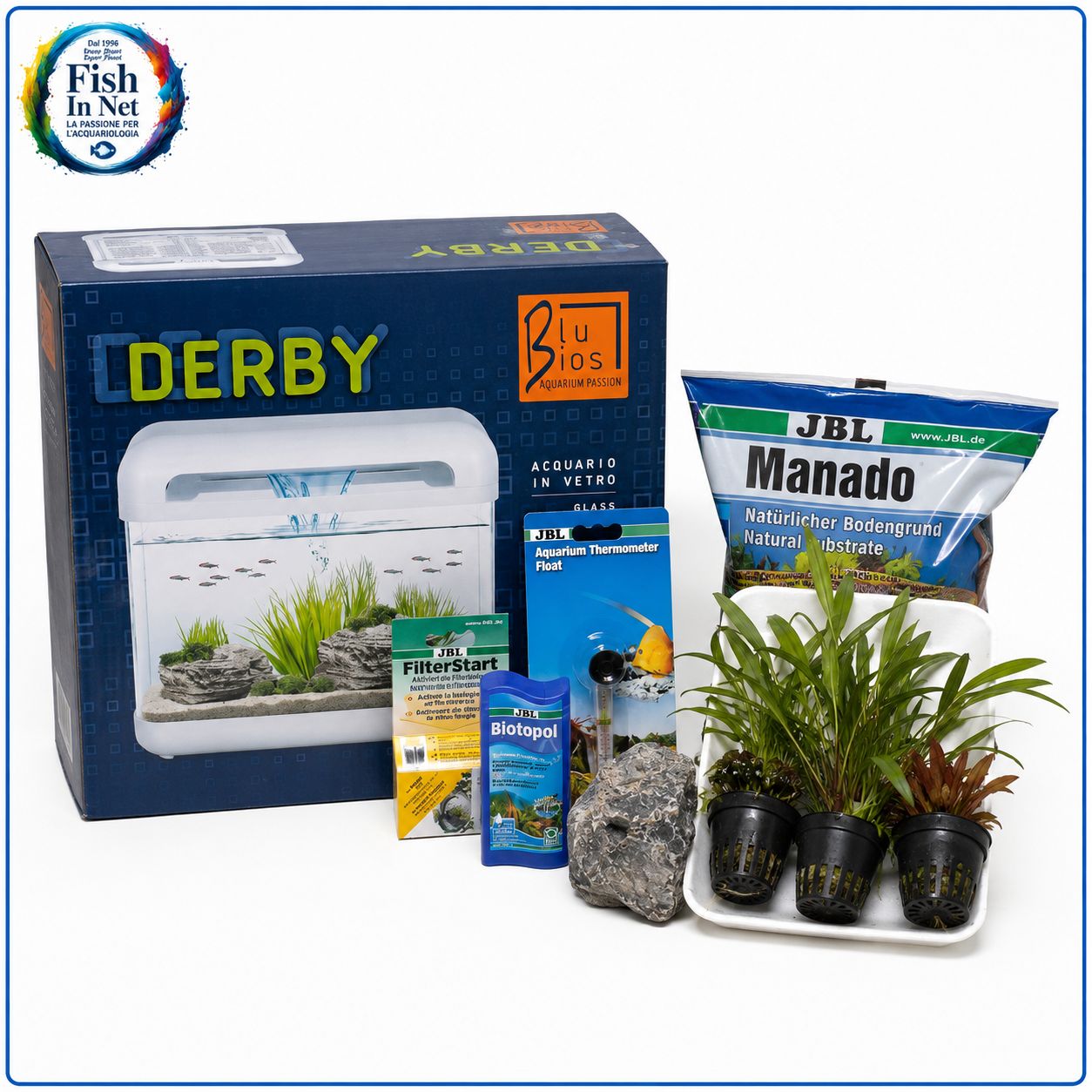 KIT ACQUARIO DERBY + CODICE SCONTO