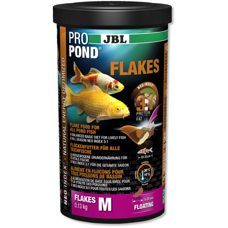 JBL ProPond Flakes M 0,13 Kg (int 00) JBL ProPond Flakes M 0,13 Kg (int 00)
