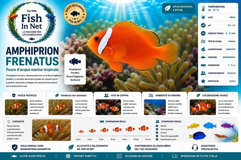 AMPHIPRION FRENATUS AMPHIPRION FRENATUS