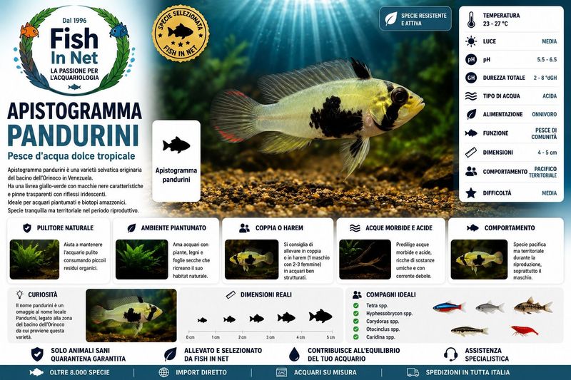 APISTOGRAMMA PANDURINI SM