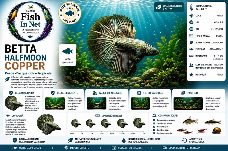 BETTA MASCHIO HALFMOON COPPER