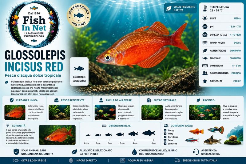 GLOSSOLEPIS INCISUS RED GLOSSOLEPIS INCISUS RED