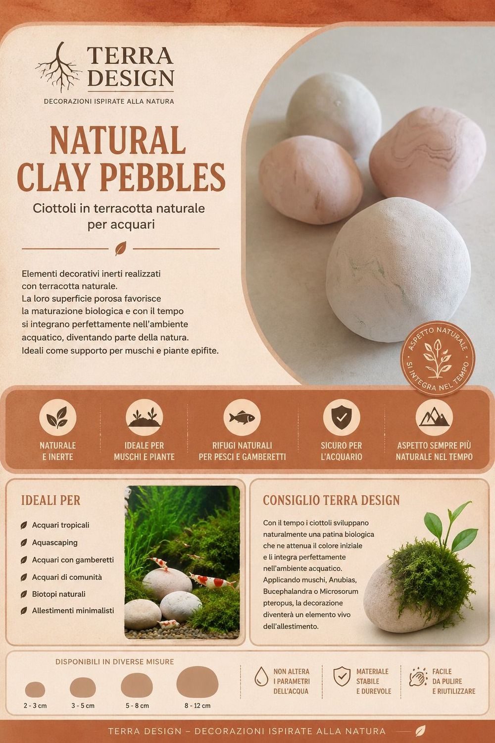 NATURAL CLAY PEBBLES NATURAL CLAY PEBBLES